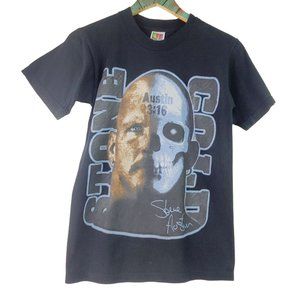 Vintage 1990’s Stone Cold Steve Austin 3:16 Face Skull T-Shirt Sz S